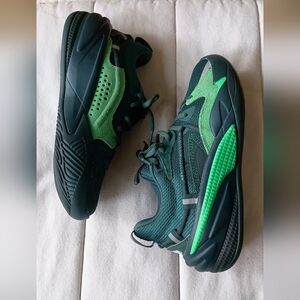 Puma Dreamer Kids Green Athletic Basketball Shoes_4.5